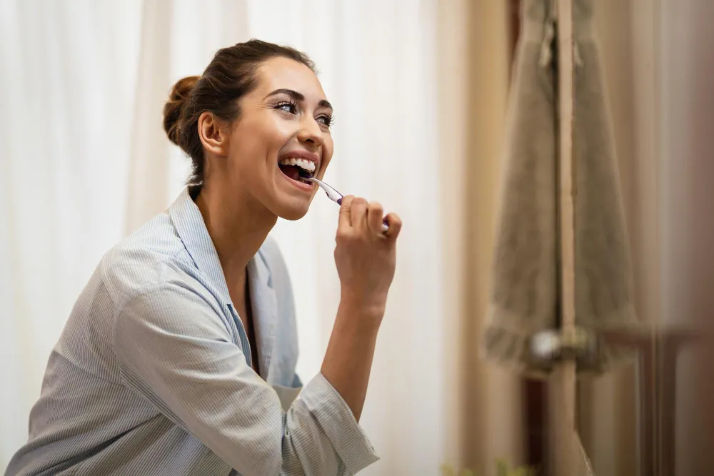 Brush Your Teeth Before Whitening Strips